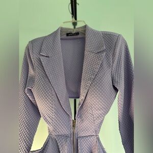Chico's Lavender Textured Blazer